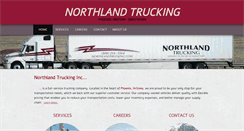 Desktop Screenshot of northlandtrucking.com